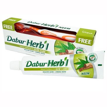 Зубная паста Ним      (150гр) + зубная щётка     Dabur International Ltd