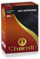 Краска для волос Чанди (100гр) Натуральная» серия  цвет Чёрный
