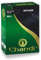 Краска для волос Чанди (100гр) серия Органик  цвет Чёрный