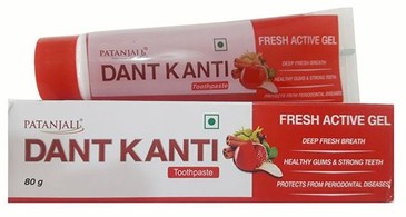 Зубная паста Дант Канти  Fresh Aktiv (100гр)  Divya-Patanjali