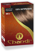 Краска для волос Чанди (100гр) Натуральная» серия   цвет Коричневый